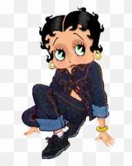 Betty Cartoon Betty Boop Betty Boop - Cartoon Betty Boop Jeans Emoji,Kneeling Emoji