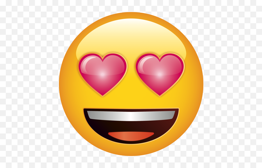Emoji - Black Heart Eyes Emoji,Rainbow Hearts Emoji