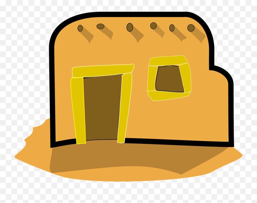 Free Mexico Mexican Vectors - Mud Brick House Clipart Emoji,Cowboy Emoji Transparent