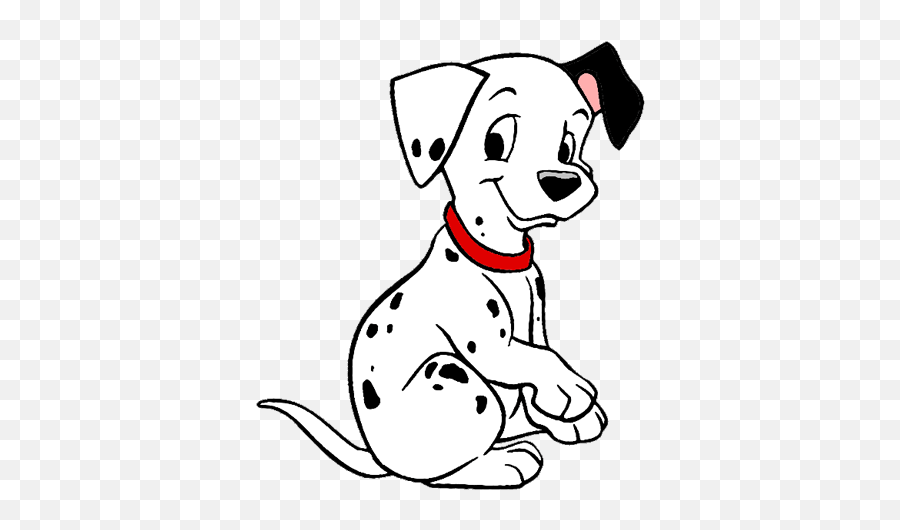 Dirty Dog Clipart - 101 Dalmatians Puppy Drawing Emoji,Dog Bone Emoji