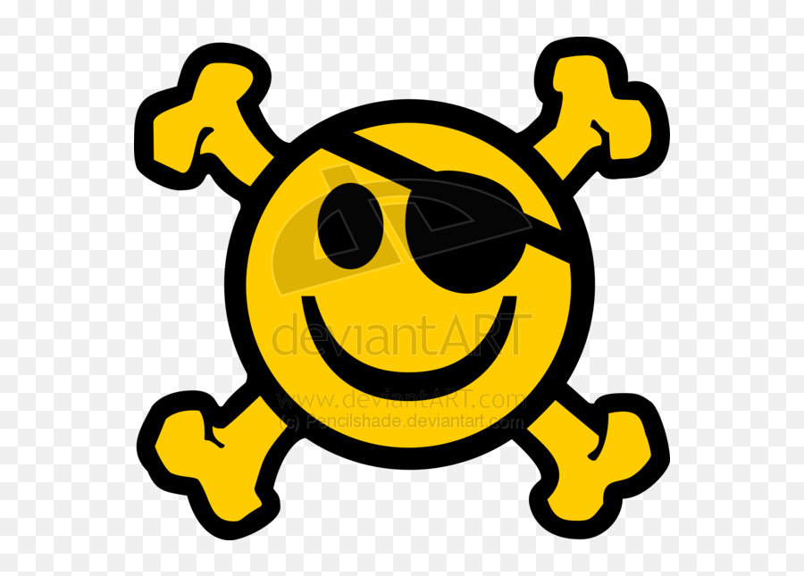 Smiley Face Pirate Clipart Black - Blackmail Icons Emoji,Pirate Emoticon