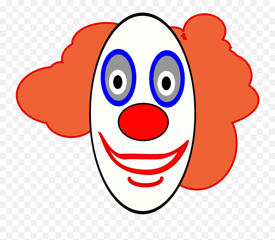 Clown Clipart Clown Head Clown Clown - Clown Face Clip Art Emoji,Clown Emoji Transparent