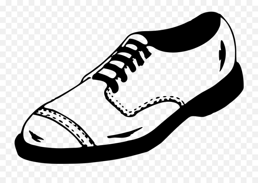 Blucher Footwear Shoe - Outline Image Of Leather Shoe Emoji,Emoji Converse Shoes