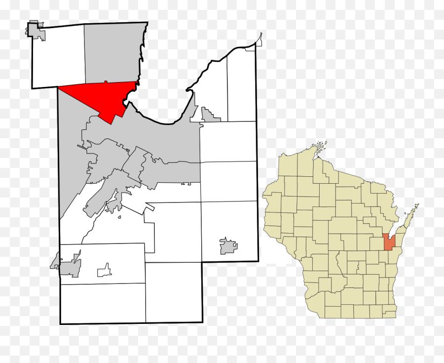 Brown County Wisconsin Incorporated - Glenmore Wisconsin Neighborhood Map Scale Emoji,Wisconsin Emoji