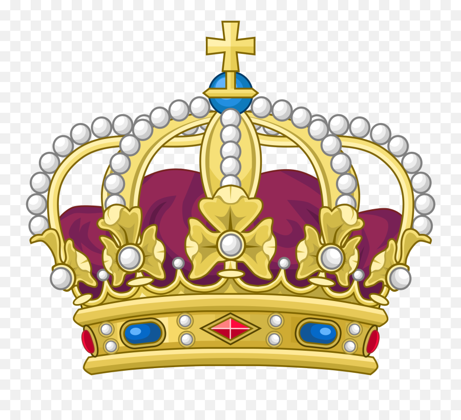Heraldic Royal Crown Of Sweden - Clipart Crown Prince Emoji,British Flag And Queen Emoji