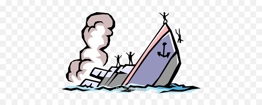 Sinking Ship Clipart - Sinking Ship Transparent Emoji,Sinking Ship Emoji