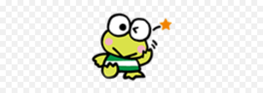 Keroppi Sanrio Kawaii Cute Soft Webcore - Cartoon Emoji,Animated Frog Emoticon