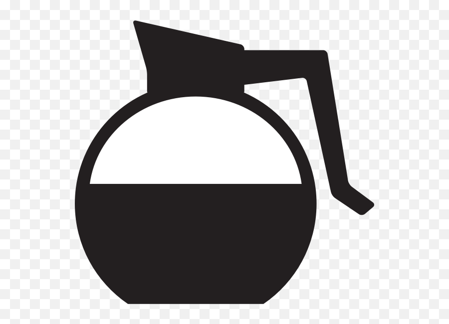 Kitchen Pot Icon - Coffee Pot Clipart Black And White Emoji,Fruit Emojis