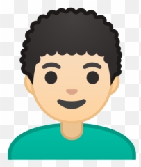Light Skin Tone Curly Hair Meaning And Pictures - Emoji Graduado Png
