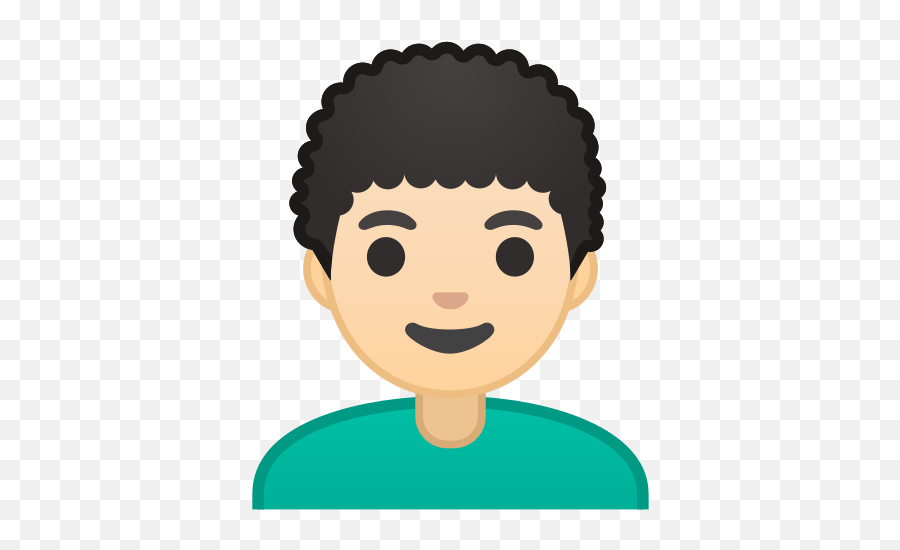 Light Skin Tone Curly Hair Meaning And Pictures - Emoji Graduado Png,Black Guy Emoji