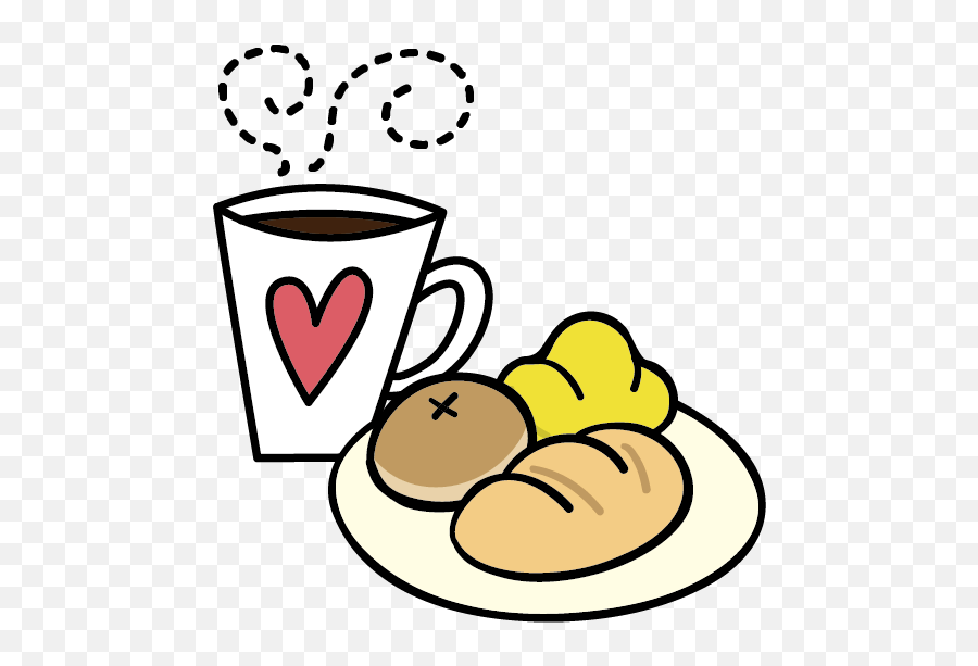 Clipart Coffee Bagels Clipart Coffee Bagels Transparent - Cartoon Breakfast Clipart Emoji,Bagel Emoji