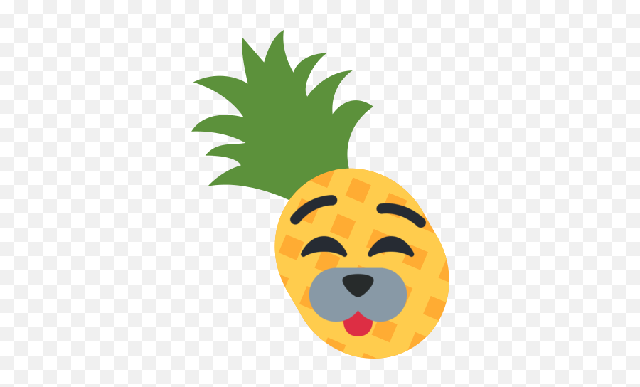 Transparent Pineapple Png Cute Emoji,Chin Scratch Emoji