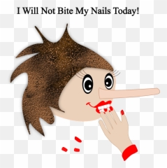 Nail Humor Biter - Funny Quotes On Biting Jokes About Nails Emoji