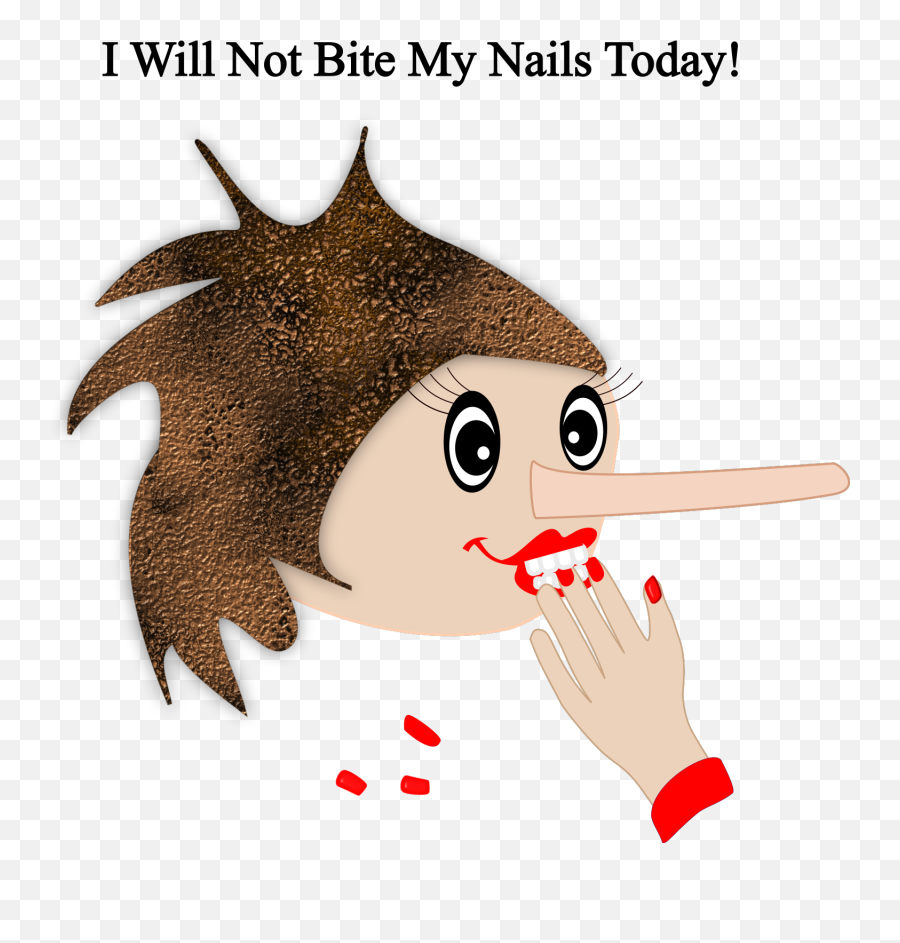 Nail Humor Nail Biter - Funny Quotes On Nail Biting Jokes About Biting Nails Emoji,Nail Biting Emoji