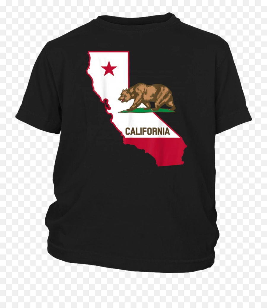 California Bear And Map T - Black Metal Against Antifa Shirt Emoji,Bear Face Emoji