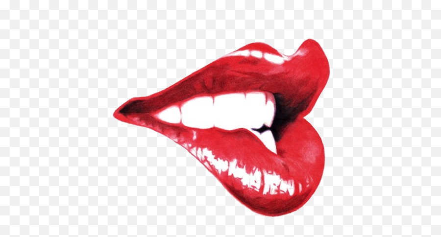Red Red Red Tg Lip Art Red Lips Pop Art - Red Lips Drawing Emoji,Lip Emoticons