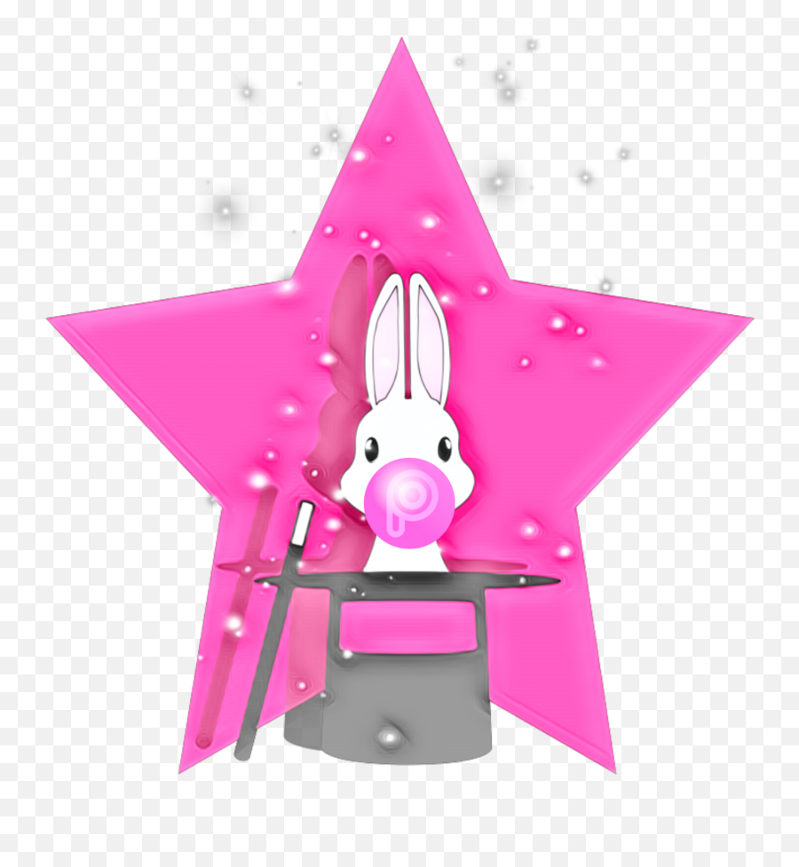 Bubblegum Bunny Magic Magician - Illustration Emoji,Magician Emoji