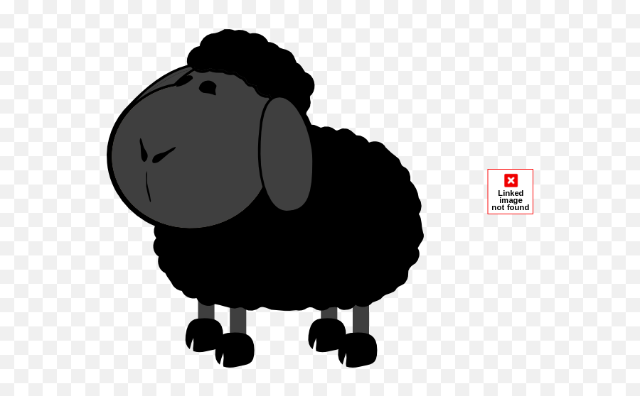Transparent Black Sheep Clipart - Baa Baa Black Sheep Clipart Emoji,Black Sheep Emoji