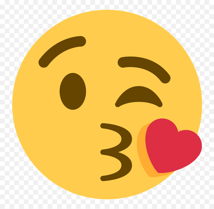 Face Blowing A Kiss Emoji Clipart Free Download Transparent - Kissing Heart Emoji,Emoji Font 8