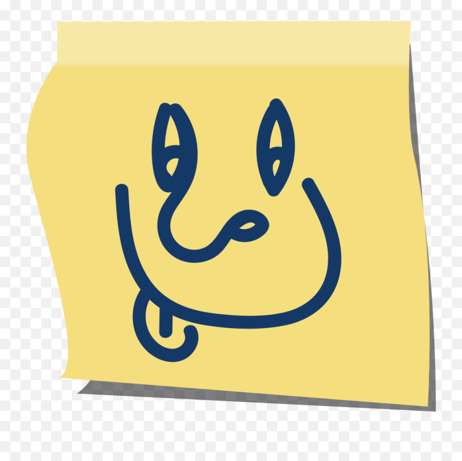 Free Emoji Post It Tounge Png With Transparent Background - Note,Sun Emoji