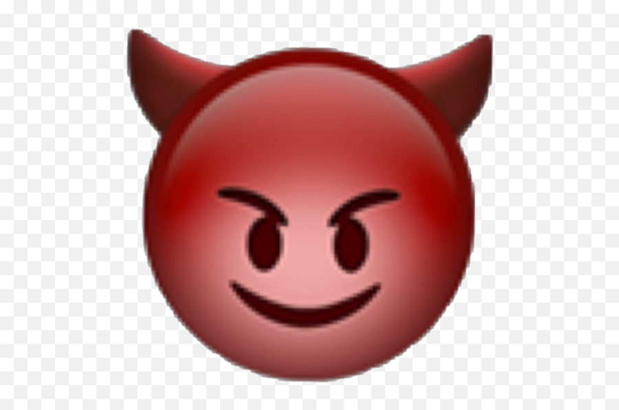 Diabla Emoji Bad Sticker - Red Transparent Devil Emoji,Bad Emoji