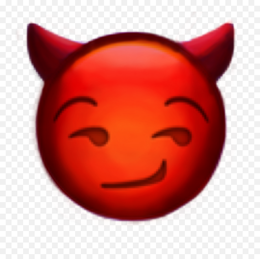 Emoji Emojistickers Devil Sticker By Laura Sokoll - Happy,Devil Emoticon