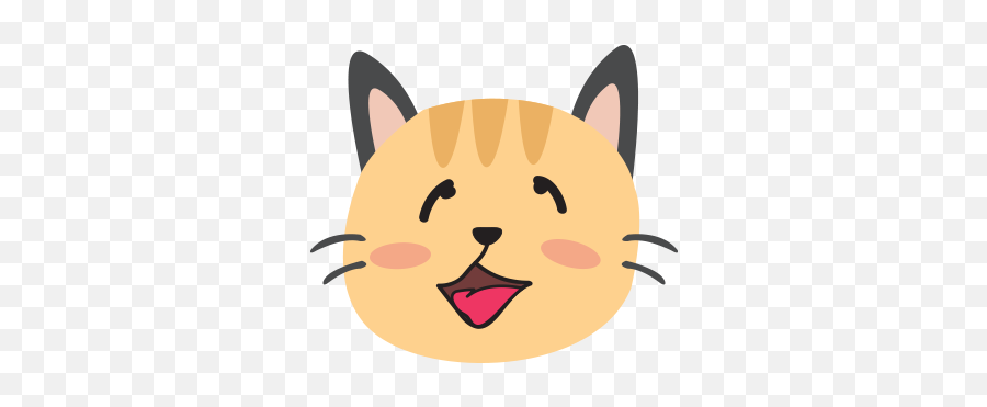 Face Cats Emoji For Imessage - Cat Yawns,Cat Emoji
