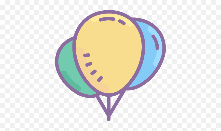 Party Balloons Icon - Free Download Png And Vector Toy Balloon Emoji,Celebration Emoji Png