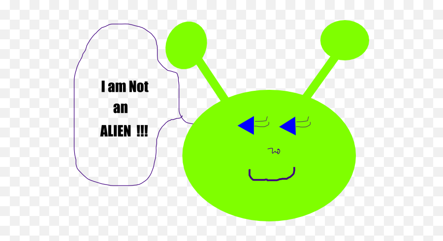 My Little Alien Clip Art At Clkercom - Vector Clip Art Dot Emoji,Ufo Emoticon