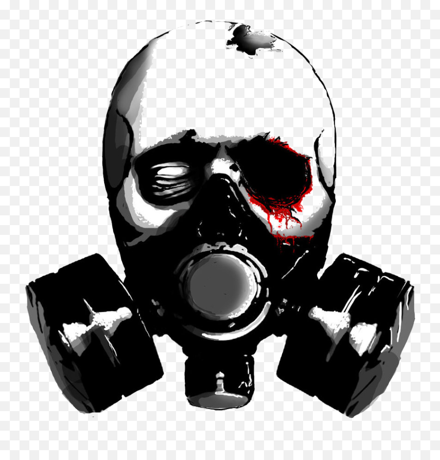 Mask Masks Gasmask Gasmasks War Poison Nuclearbomb Nucl - Drawing Gas Mask Skull Emoji,Gas Mask Emoji