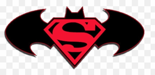 Free Clip Art - Logo Of Batman And Superman Emoji