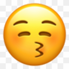 Emoji Emojicon Emote Face Emojiface Kiss Kisses Kissyfa - Hippie Emoji,Kissing Face Emoji