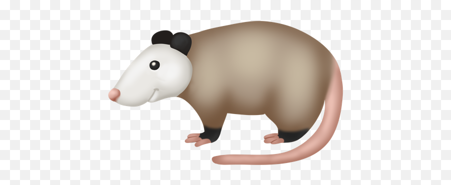 Unofficial Possum - Tapir Emoji,Opossum Emoji