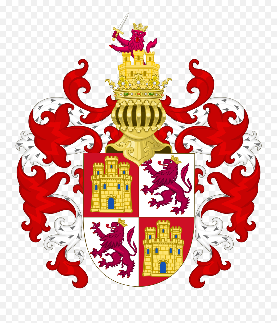 Coats Of Arms Of The Crown Of Castile - Castile And Leon Coat Of Arms Emoji,X Arms Emoji