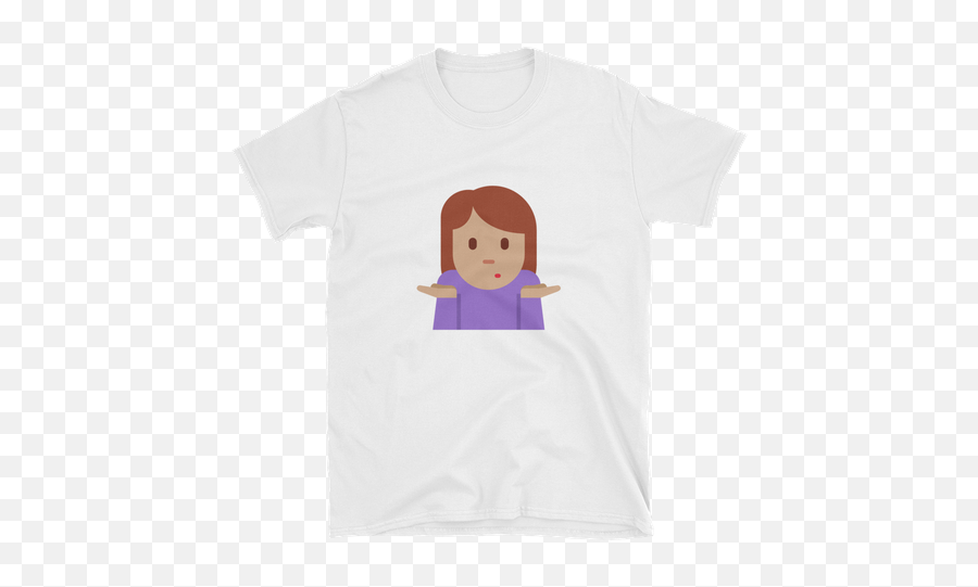 Medium Skin Tone T - Mayer Time Shirt Emoji,Girl Shrugging Emoji