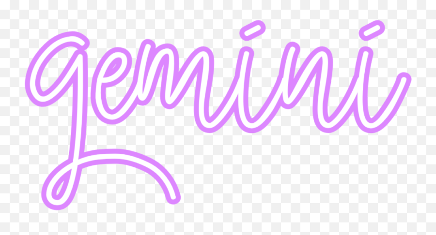 Gemini - Calligraphy Emoji,Gemini Emoji Sign