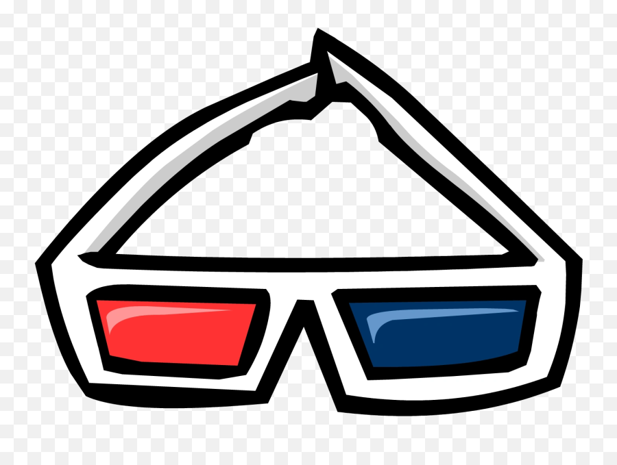 3d Glasses - Items De Club Penguin Emoji,3d Glasses Emoji