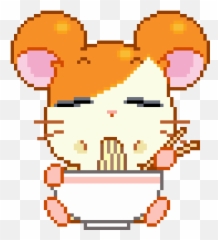 Beautiful Gif - Hamtaro Ramen Gif Emoji,Steam Profile Emoticon Art