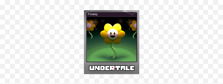 Listings For 391540 - Flowey Undertale Steam Card Emoji,Crawling Emoticon