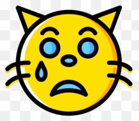 Cat Sad Png Icon - Coloring Of Horse Face Emoji,Cat Emoticon