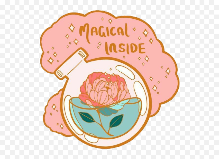 Potion Rose Pastel Aesthetic Magic - Clip Art Emoji,Potion Emoji