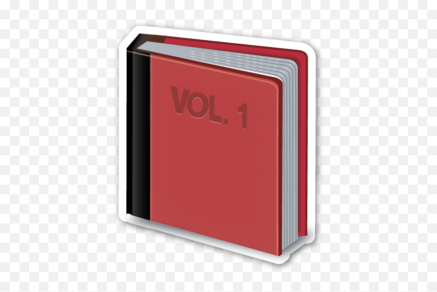 Download Closed Book - Book Emoji Sticker Png,Emoji Book