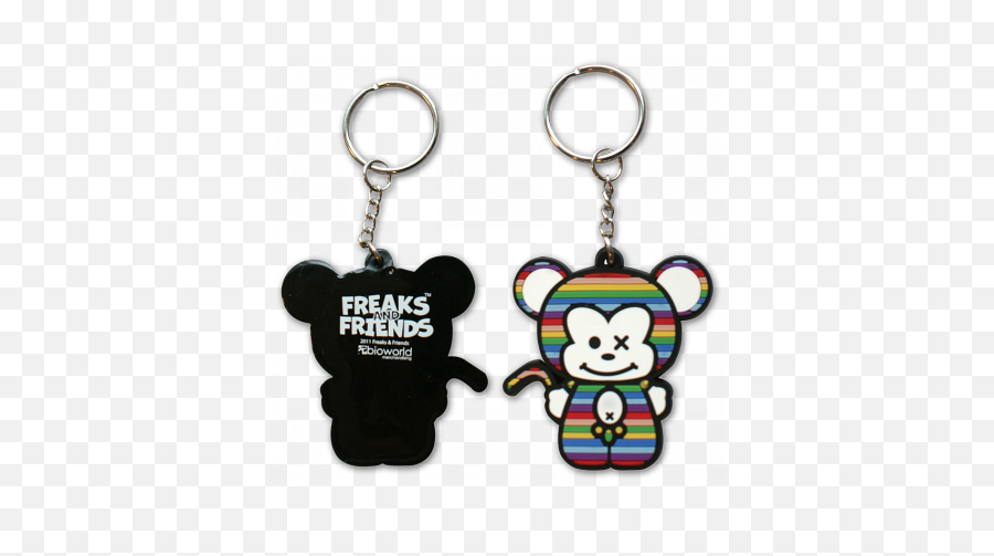 Freaks And Friends Monkey Keyring - Keychain Emoji,Freaked Out Emoji