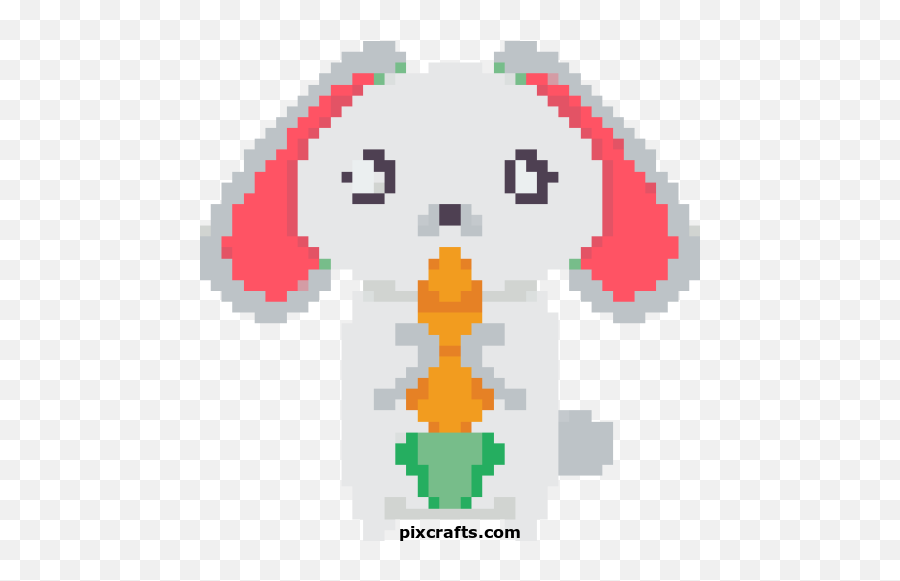 Easter - Printable Pixel Art Dreamworks Pixel Art Emoji,Easter Bunny Emoticon