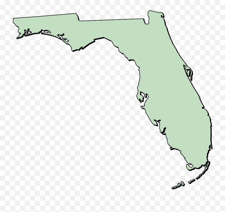 Florida Map Clipart - Florida Map Clipart Emoji,Florida State Emoji