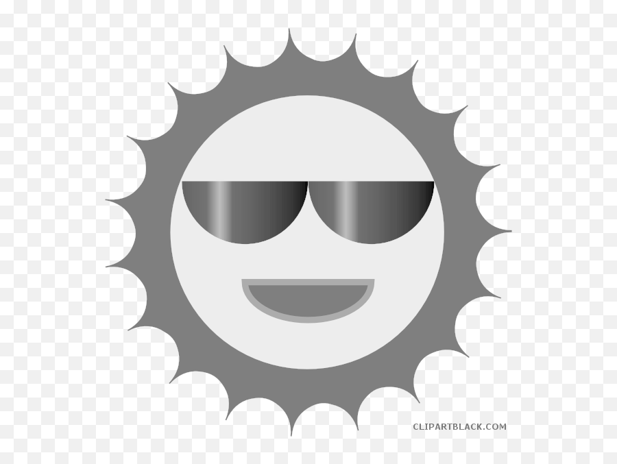 Smiling Sun With Sunglasses Clipart - Good Afternoon Icon Parque Estadual Da Serra Do Papagaio Emoji,Namaste Emoticon