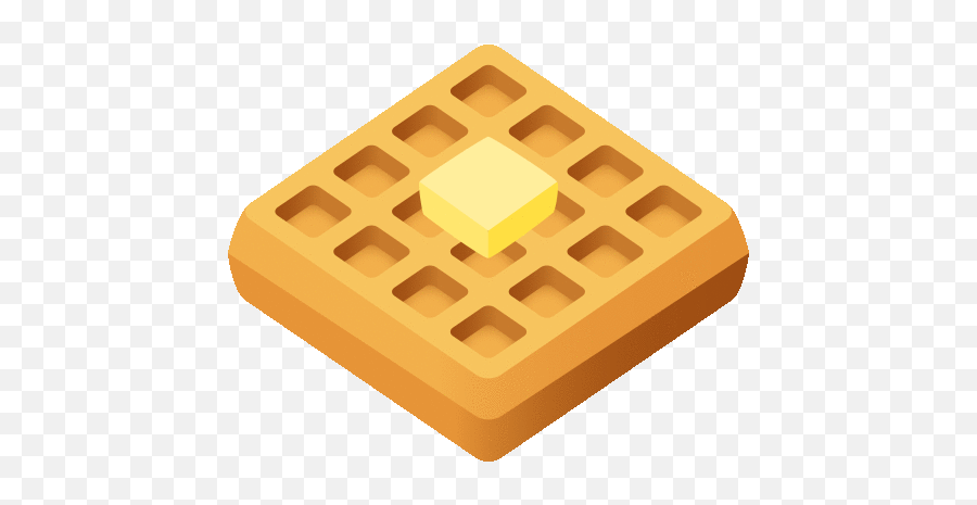 Waffle Food Gif - Emoji Gaufre,Waffle Emoji