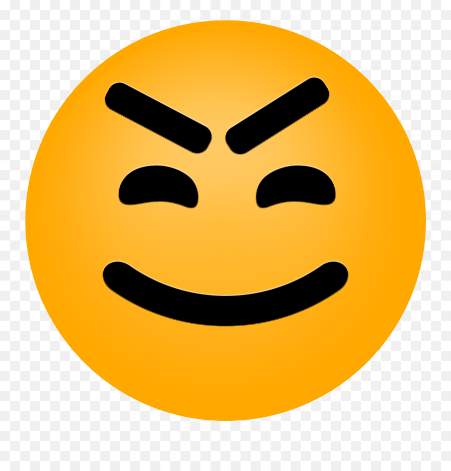 Emojis - Happy Emoji,Evil Grin Emoji