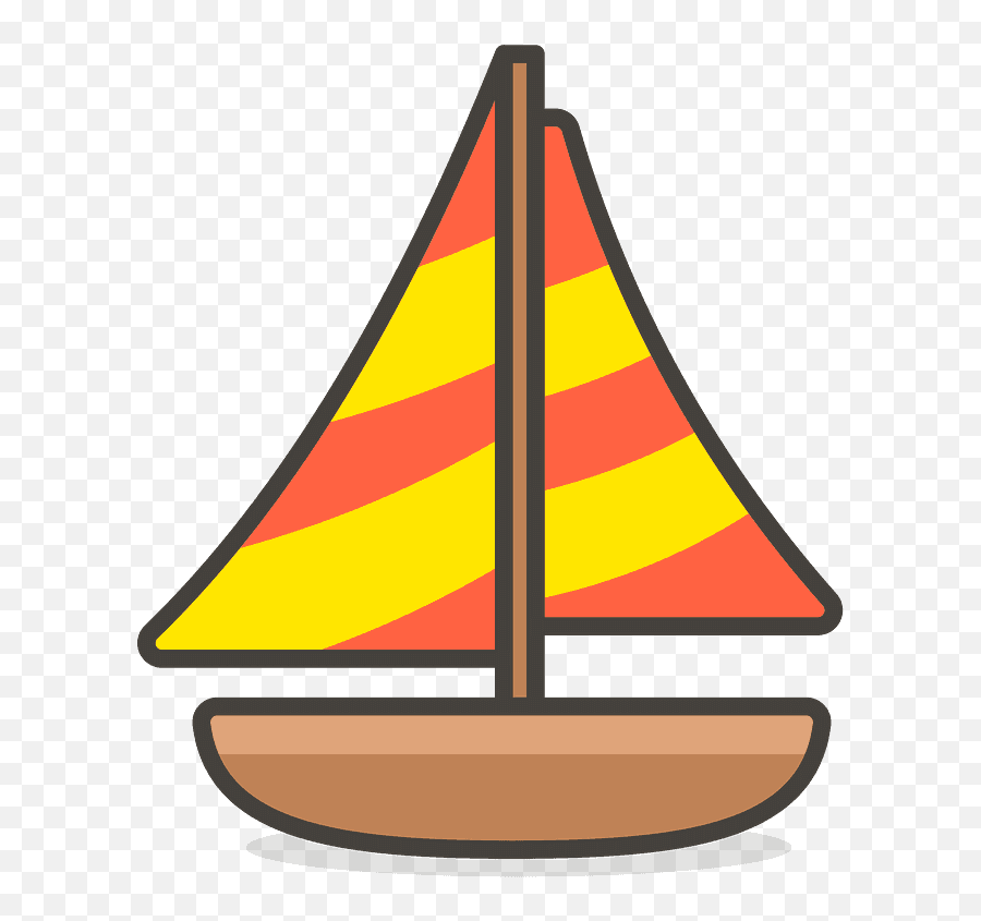 Sailboat Emoji Clipart - Emoji Velero,Sailboat Emoji