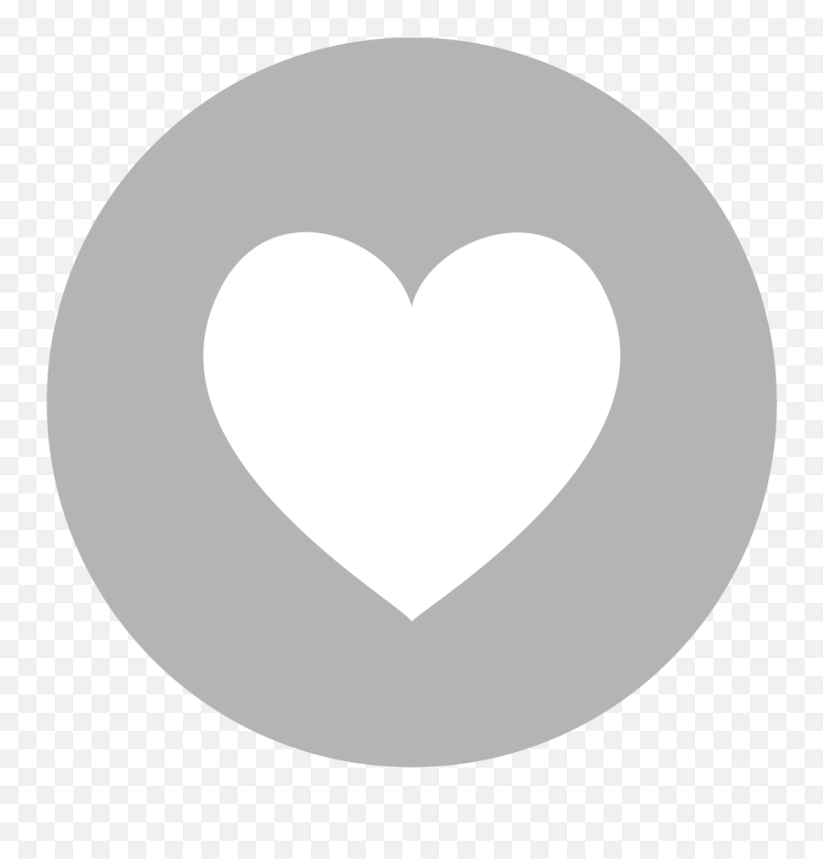 Fileeo Circle Grey White Heartsvg - Wikimedia Commons White And Red Heart Emoji,Heart Emoji White